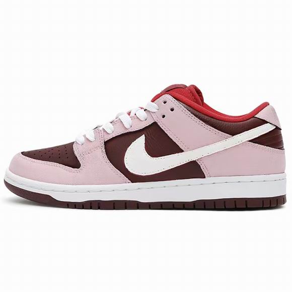 Cheap Nike Dunk Low White Brown Pink Shoes Unisex-80